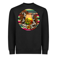 Black horseshoe circle Heavyweight Sweatshirt - JahusDesignShop