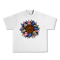 Lunar Rock sunflower american flag Urban Heavy Tee - JahusDesignShop