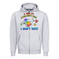 Heather Grey i may be straight pride day Zipper Hoodie - MaliasSmallBusiness