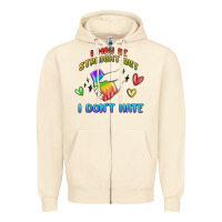 Sandshell i may be straight pride day Zipper Hoodie - MaliasSmallBusiness