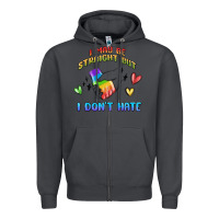 Smoke i may be straight pride day Zipper Hoodie - MaliasSmallBusiness