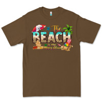 Cacao the beach is my happy place Premium Tee - texasbilliewilder