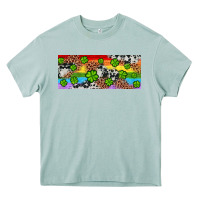 Arona Western St. Patrick's Day Shamrock Rainbow Heavy Core Tee - Artiststas