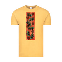 Vintage Mustard dinosaur ankylosaurus pen wrap Vintage Tee - Artiststas
