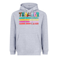 Heather Grey teacher believe Heavyweight Hoodie - Artiststas