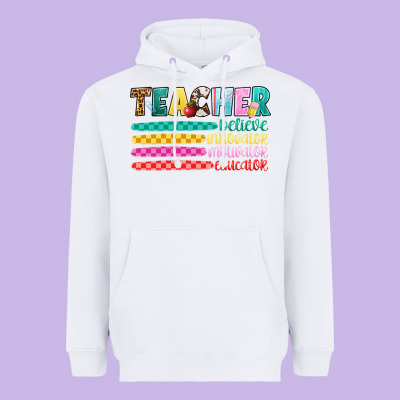 Teacher Believe Heavyweight Hoodie Designed By Artiststas