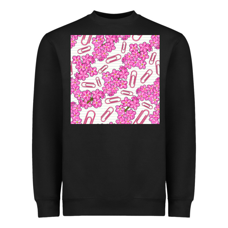 Floral School Seamless Pattern Heavyweight Sweatshirt by BundleAndBundleShop | Teevron