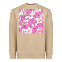 Mushroom floral school seamless pattern Heavyweight Sweatshirt - BundleAndBundleShop