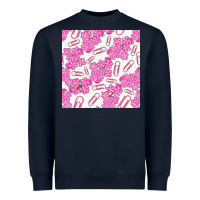 Navy floral school seamless pattern Heavyweight Sweatshirt - BundleAndBundleShop