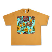 Peanut Butter farm seamless pattern Urban Heavy Tee - BundleAndBundleShop