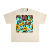 Sandshell farm seamless pattern Urban Heavy Tee - BundleAndBundleShop