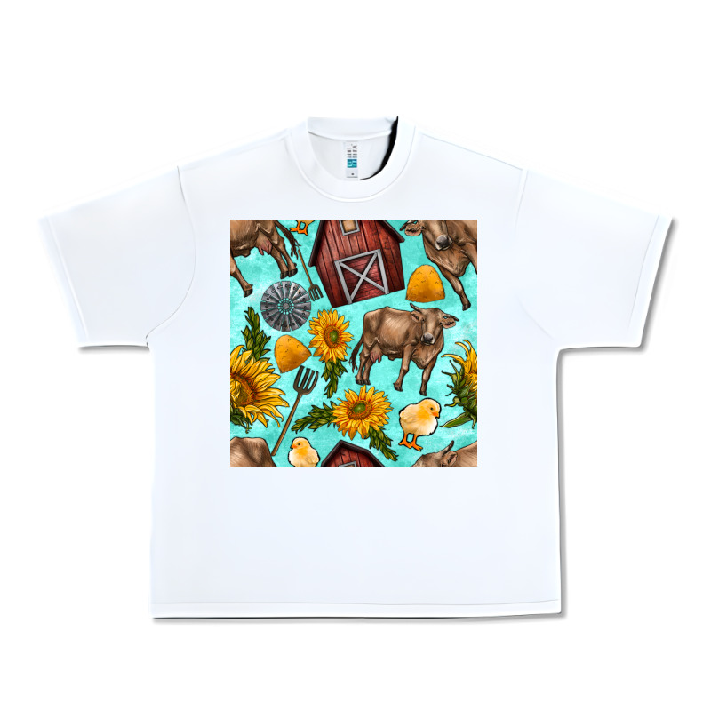 Farm Seamless Pattern Urban Heavy Tee by BundleAndBundleShop | Teevron