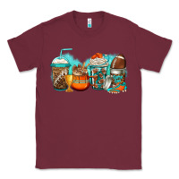 Burgundy American football coffee Classic Tee - Jasminsmagicworld