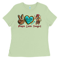 Matcha peace love cowgirl Ladies Tee - texasbilliewilder