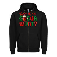 Black shimmy shimmy cocoa what Zipper Hoodie - MaliasSmallBusiness