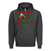 Charcoal Heather shimmy shimmy cocoa what Zipper Hoodie - MaliasSmallBusiness