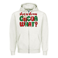 Oatmeal Heather shimmy shimmy cocoa what Zipper Hoodie - MaliasSmallBusiness