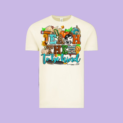 Teach Them To Be Kind With Pumpkins And Fall Vintage Tee Designed By Adodesignshop