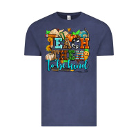 Vintage Denim teach them to be kind with pumpkins and fall Vintage Tee - AdoDesignShop
