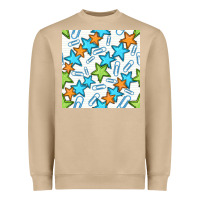 Mushroom stars school seamless pattern Heavyweight Sweatshirt - BundleAndBundleShop