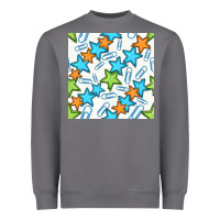 Stars School Seamless Pattern Heavyweight Sweatshirt | Teevron
