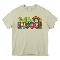 Mossy i am enough Heavy Core Tee - texasbilliewilder