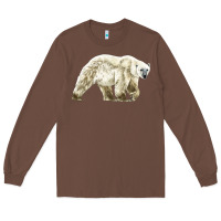 Chestnut Polar Bear Long Sleeve Tee - LillyAllenDesigns