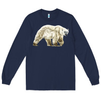 Navy Polar Bear Long Sleeve Tee - LillyAllenDesigns