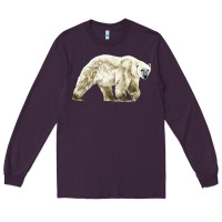 Plum Polar Bear Long Sleeve Tee - LillyAllenDesigns