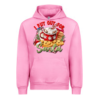 Fuchsia Pink i put out for santa Urban Hoodie - CowGirlArtShop