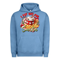 Pigment Pebble Blue i put out for santa Urban Hoodie - CowGirlArtShop
