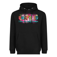 Black unafraid i know who holds tomorrow Heavyweight Hoodie - Artiststas