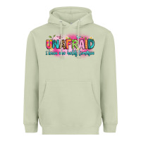 Matcha unafraid i know who holds tomorrow Heavyweight Hoodie - Artiststas
