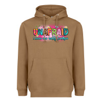 Toasted Coconut unafraid i know who holds tomorrow Heavyweight Hoodie - Artiststas