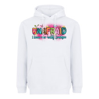 White unafraid i know who holds tomorrow Heavyweight Hoodie - Artiststas