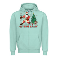 Seafoam out here ballin' Zipper Hoodie - MaliasSmallBusiness