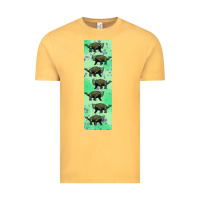 Vintage Mustard dinosaur ankylosaurus pen wrap Vintage Tee - Artiststas