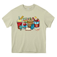 Mossy teacher coffee cups Heavy Core Tee - Zillion Design Studio