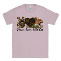 Lilac Peace Love Wild Cat Head Classic Tee - LillyAllenDesigns