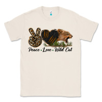 Natural Peace Love Wild Cat Head Classic Tee - LillyAllenDesigns