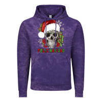 Cloud Purple feliz navidad skull cactus Vintage Hoodie - JahusDesignShop