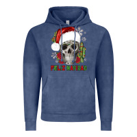 Vintage Denim feliz navidad skull cactus Vintage Hoodie - JahusDesignShop