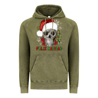 Vintage Olive feliz navidad skull cactus Vintage Hoodie - JahusDesignShop
