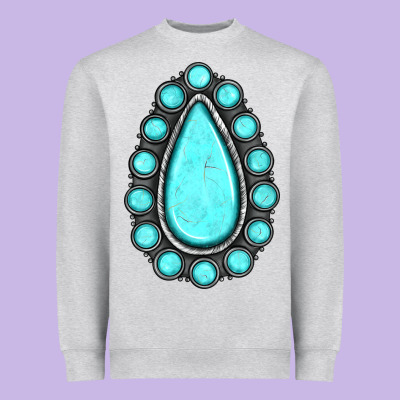 Gemstone Heavyweight Sweatshirt Designed By Jahusdesignshop