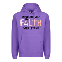 Purple Oceans Deep My Faith Will Stand Premium Hoodie - Bettercallsaul