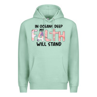 Seafoam Oceans Deep My Faith Will Stand Premium Hoodie - Bettercallsaul
