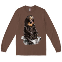 Chestnut Malayan Sun Bear Long Sleeve Tee - LillyAllenDesigns
