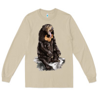Mushroom Malayan Sun Bear Long Sleeve Tee - LillyAllenDesigns