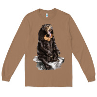 Toasted Coconut Malayan Sun Bear Long Sleeve Tee - LillyAllenDesigns