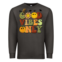 Smoke halloween good vibes only Premium Sweatshirt - BarkalooDesign